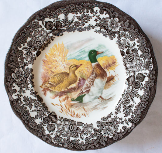 Royal Worcester Palissy 'Game Series' Brown Transferware 7" Side Plates (6)