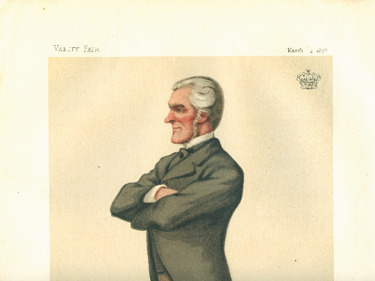 Antique Vanity Fair Print 'A Catholic', 1878